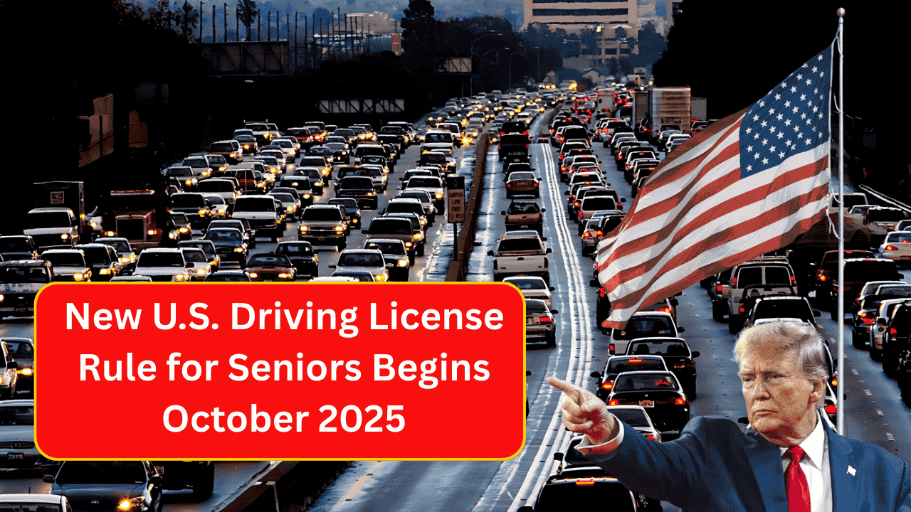 New U.S. Driving License Rule for Seniors Begins October 2025