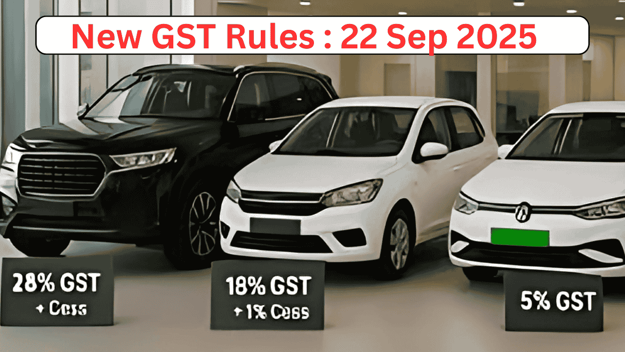 New GST Rates for Cars in 2025: Small Cars, EVs, Luxury Cars Rates